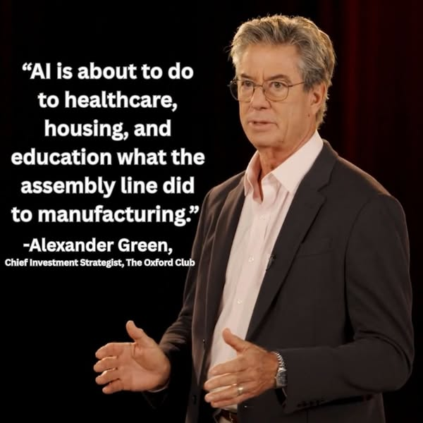 Alexander Green speaking about markets